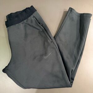 Nike Black and Gray Joggers - Size Large